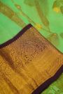 Kalamkari Print Silk Sea Green Saree