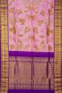 Kalamkari Print Silk Pink Saree