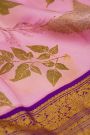 Kalamkari Print Silk Pink Saree
