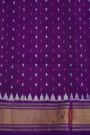 Ikat Silk Lavender Saree