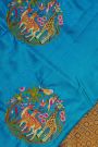 Kancheepuram Silk Sky Blue Saree