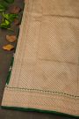 Banarasi Silk Bottle Green Saree