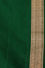 Banarasi Silk Bottle Green Saree