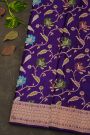 Banarasi Silk Royal Blue Saree