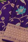 Banarasi Silk Royal Blue Saree