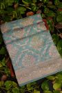 Banarasi Silk Ice Blue Saree