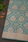 Banarasi Silk Ice Blue Saree