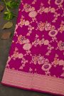 Banarasi Silk Magenta Saree