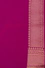 Banarasi Silk Magenta Saree