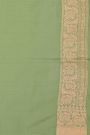 Banarasi Silk Pista Green Saree