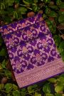 Banarasi Silk Purple Saree