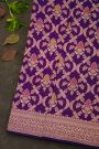 Banarasi Silk Purple Saree