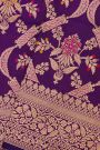 Banarasi Silk Purple Saree