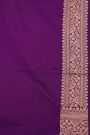 Banarasi Silk Purple Saree