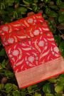 Banarasi Silk Red Saree