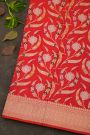 Banarasi Silk Red Saree