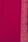 Banarasi Silk Magenta Saree