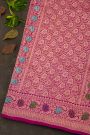 Banarasi Silk Magenta Saree