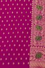 Banarasi Silk Magenta Saree
