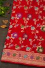 Banarasi Silk Red Saree