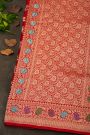 Banarasi Silk Red Saree
