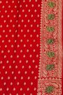 Banarasi Silk Red Saree