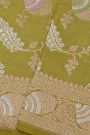 Banarasi Silk Mehendi Green Saree