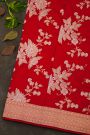 Banarasi Silk Red Saree