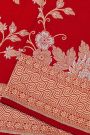 Banarasi Silk Red Saree