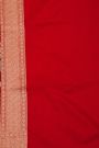 Banarasi Silk Red Saree