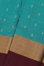 Coimbatore Soft Silk Sky Blue Saree