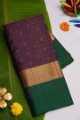 Coimbatore Soft Silk Wine Saree