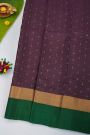 Coimbatore Soft Silk Wine Saree