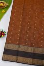 Coimbatore Soft Silk Rust Saree
