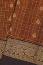 Coimbatore Soft Silk Rust Saree
