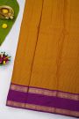 Coimbatore Soft Silk Mustard Saree