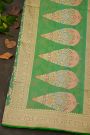 Banarasi Silk Sea Green Saree