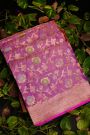 Banarasi Silk Purple Saree
