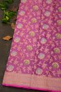 Banarasi Silk Purple Saree