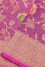 Banarasi Silk Purple Saree