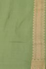 Banarasi Silk Pista Green Saree