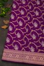 Banarasi Silk Purple Saree