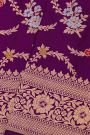 Banarasi Silk Purple Saree
