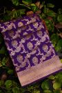 Banarasi Silk Navy Blue Saree