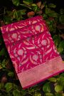 Banarasi Silk Magenta Saree