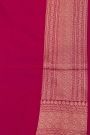 Banarasi Silk Magenta Saree
