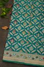 Banarasi Silk Teal Blue Saree