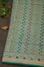 Banarasi Silk Teal Blue Saree