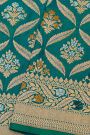 Banarasi Silk Teal Blue Saree