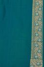 Banarasi Silk Teal Blue Saree